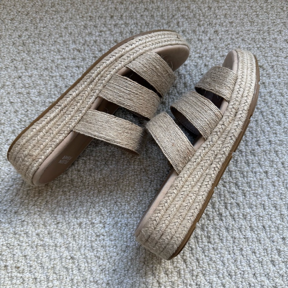 Eileen Fisher Mayla Jute Espadrille Sandal size 9